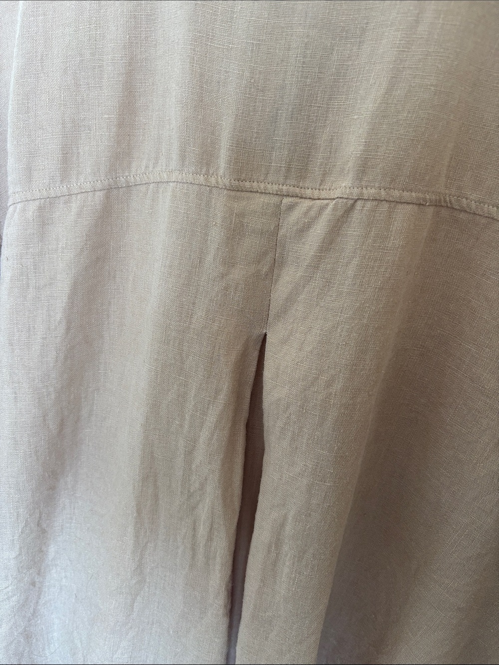 Zara Tan Button-Down Shirt - Picture 4 of 5